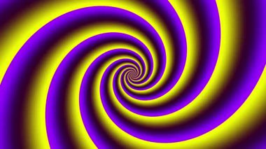 Sonsuz spiral. Kusursuz döngü görüntüsü.