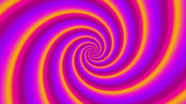 Sonsuz spiral. Kusursuz döngü görüntüsü.