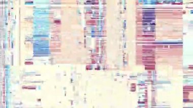 Video parazit görüntülerini döngüye sokuyorum. Bir Datamoshing videosunun taklidi.