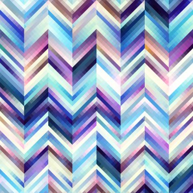 Sorunsuz arka plan. Geometrik soyut köşegen desen düşük Poli piksel sanat tarzı.