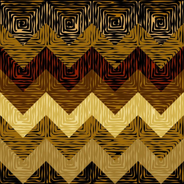 Patrón tribal étnico vectorial. Imagen de arte sin costura. — Vector de stock