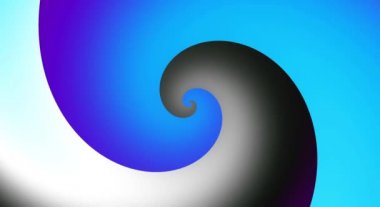 Sonsuz spiral. Kusursuz döngü görüntüsü.