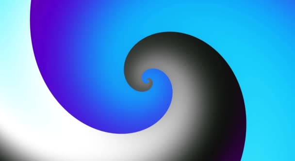 Espiral sin fin. Imágenes de bucle sin fisuras. — Vídeos de Stock