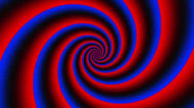 Sonsuz spiral. Kusursuz döngü görüntüsü.