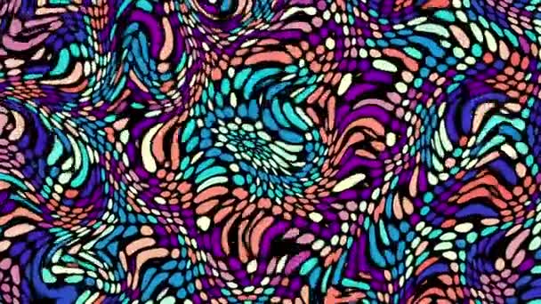 Psychedelic moving background — Stock Video