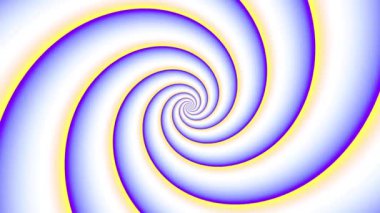 Sonsuz spiral. Kusursuz döngü görüntüsü.