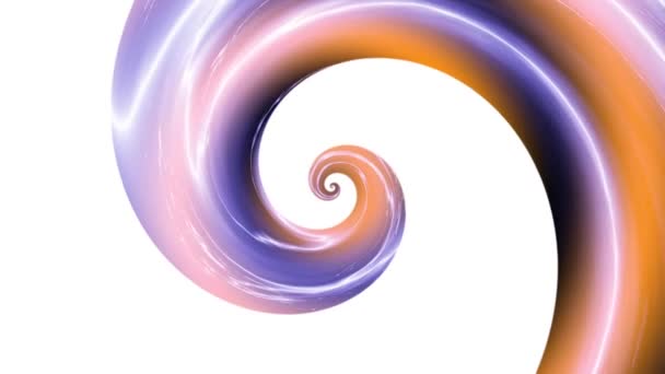 Uma espiral sem fim. Imagens de loop sem costura. — Vídeo de Stock