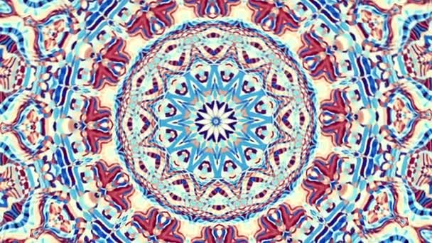 Ornate Mandala-Schleife Hintergrund — Stockvideo