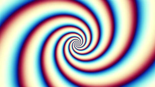 Spirale infinita. Filmati loop senza soluzione di continuità. — Video Stock