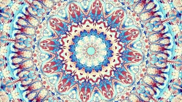 Ornate Mandala-Schleife Hintergrund — Stockvideo