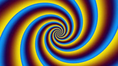 Sonsuz spiral. Kusursuz döngü görüntüsü.