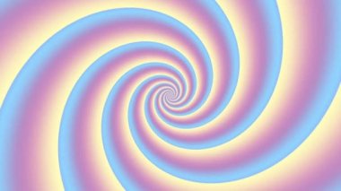 Sonsuz spiral. Kusursuz döngü görüntüsü.