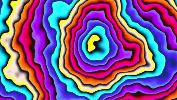 Psychedelic moving background — Stock Video