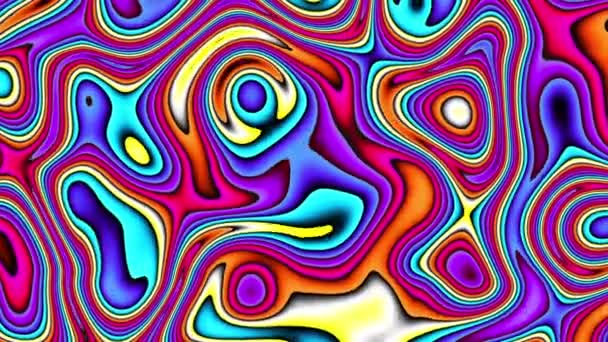 Psychedelic fundo em movimento — Vídeo de Stock