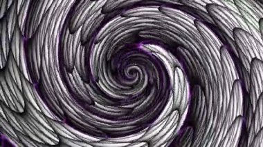 Sonsuz spiral. Kusursuz döngü görüntüsü.