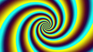 Sonsuz spiral. Kusursuz döngü görüntüsü.