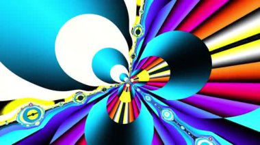 Psikedelik hareket arkaplanı