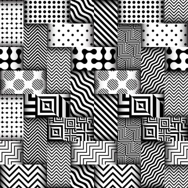 Kusursuz arka plan. Geometrik soyut diyagonal vektör deseni.
