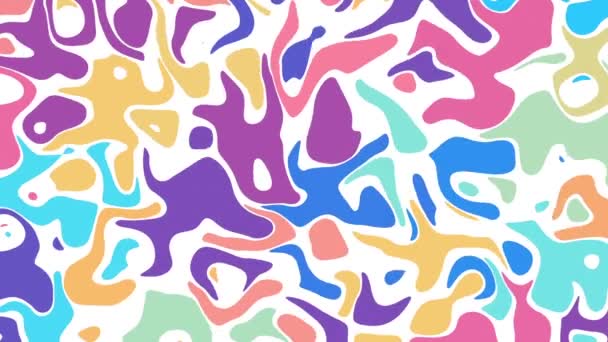 Psychedelischer Hintergrund — Stockvideo