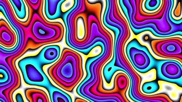 Psychedelic fundo em movimento — Vídeo de Stock