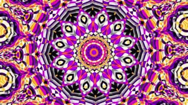 Süslemeli mandala döngü arkaplanı