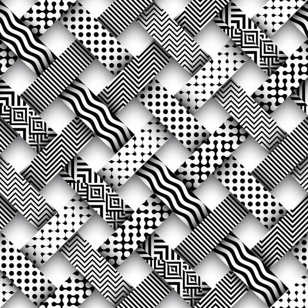 Fondo sin fisuras. Patrón geométrico abstracto diagonal vector . — Vector de stock