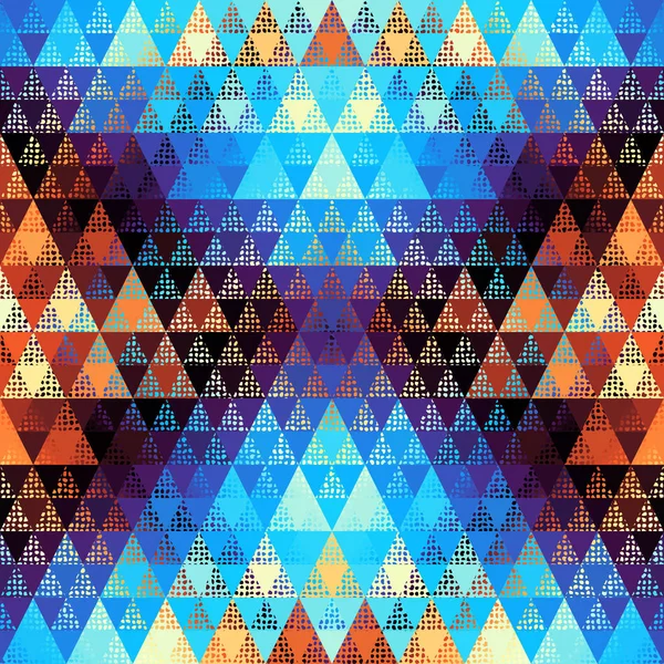 Fond de motif vectoriel sans couture d'un triangle. — Image vectorielle