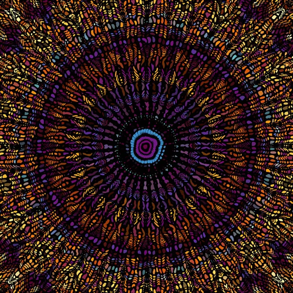 Vektör mozaik sanat desen. Eğri mozaik görüntü