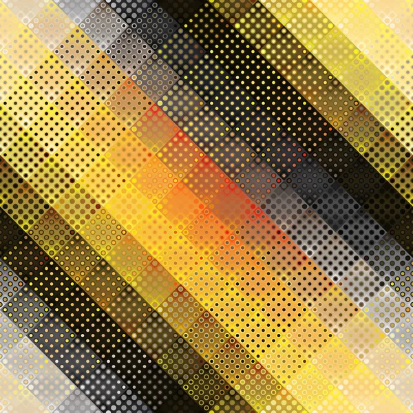 Patrón abstracto geométrico. Patrón de lunares sobre fondo de polietileno bajo. Imagen vectorial . — Vector de stock