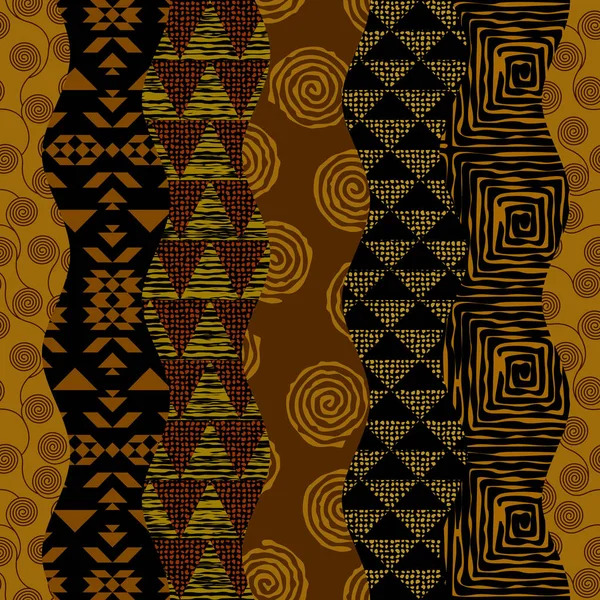 Modèle tribal ethnique vectoriel. Image d'art sans couture. — Image vectorielle