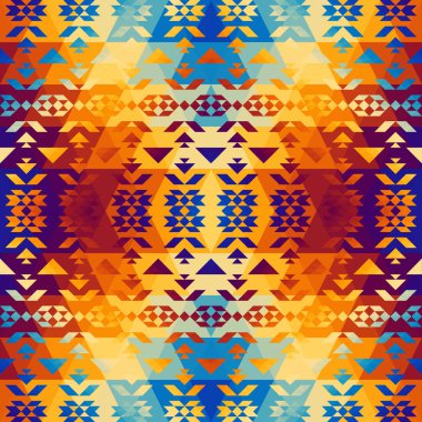 Bir üçgenin kusursuz vektör deseni arkaplanı.