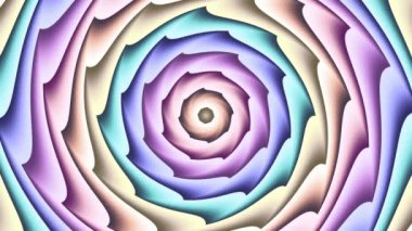 Sonsuz spiral. Kusursuz döngü görüntüsü.
