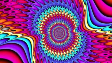 Psikedelik hareket arkaplanı