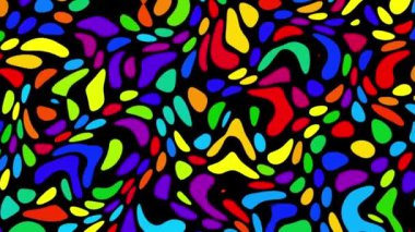 Psikedelik hareket arkaplanı