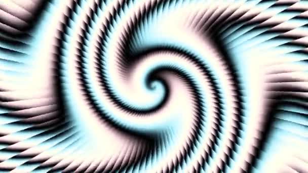 Spirale infinita. Filmati loop senza soluzione di continuità. — Video Stock