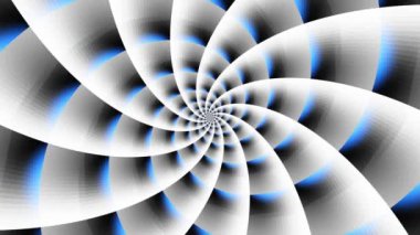 Sonsuz spiral. Kusursuz döngü görüntüsü.