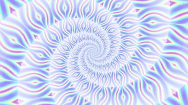 Sonsuz spiral. Kusursuz döngü görüntüsü.