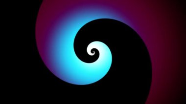 Sonsuz spiral. Kusursuz döngü görüntüsü.