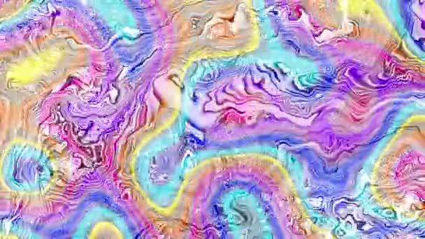 Psychedelischer Hintergrund — Stockvideo