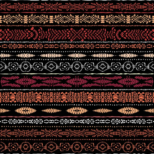 Vector ethnic tribal pattern. Seamless art image. — Stock Vector