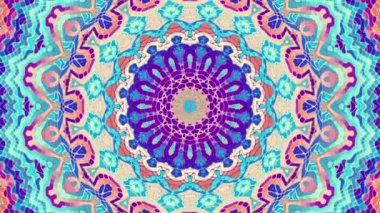 Süslemeli mandala döngü arkaplanı
