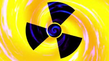 Nükleer sembol yanıp sönen simge döngüsü