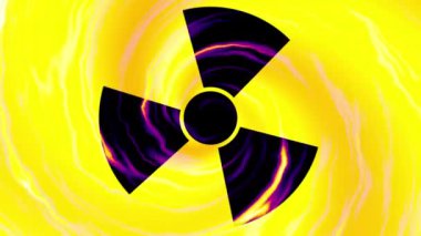 Nükleer sembol yanıp sönen simge döngüsü