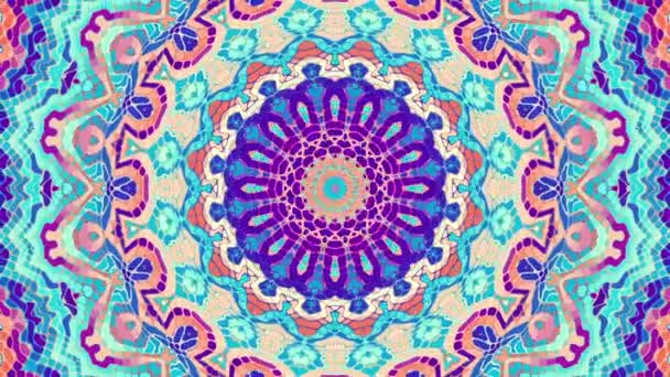 Ornate Mandala-Schleife Hintergrund — Stockvideo