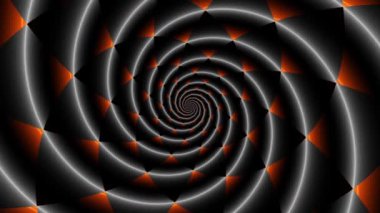 Sonsuz spiral. Kusursuz döngü görüntüsü.