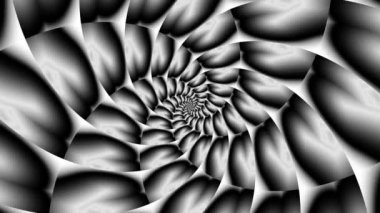 Sonsuz spiral. Kusursuz döngü görüntüsü.