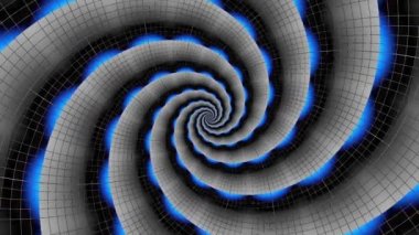 Sonsuz spiral. Kusursuz döngü görüntüsü.