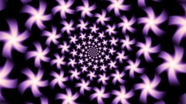 Sonsuz spiral. Kusursuz döngü görüntüsü.