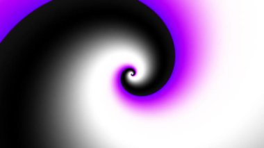 Sonsuz spiral. Kusursuz döngü görüntüsü.