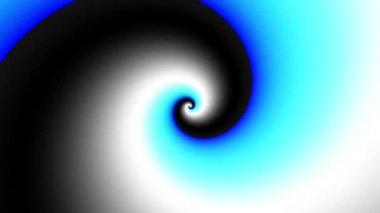 Sonsuz spiral. Kusursuz döngü görüntüsü.